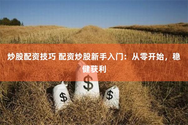 炒股配资技巧 配资炒股新手入门：从零开始，稳健获利