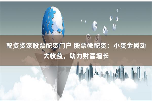 配资资深股票配资门户 股票微配资：小资金撬动大收益，助力财富增长